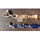 Flat looped braided reins